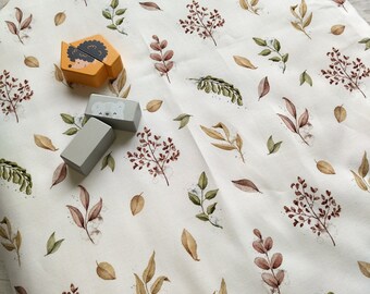 Baby Fitted Sheet for Chicco Next2Me / Maxi Cosi Iora / Stokke Sleepi, Premium Cotton HandMade Crib Sheets, Fall Flowers Sheets