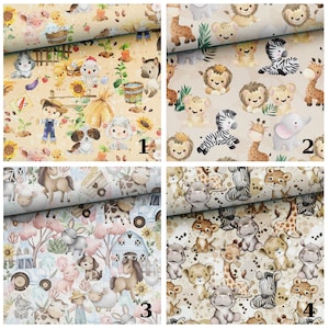 Farm Animals Crib Sheet, Nursery Fitted Cotton Sheets, Safari Bedside Crib / Cot Sheets, Countryside Toddler Bedding