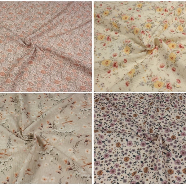 Organic Floral Muslin Crib Sheets, Baby Bedside Bassinet Sheet, Vintage Flowers /Mushrooms, Nursery Fitted Cotton Sheet, Baby Bedding