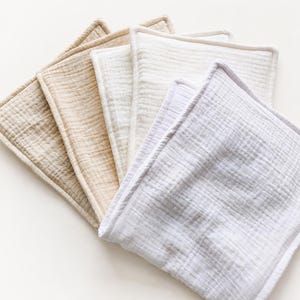 Bio-Musselin-Spucktuch, Set mit dicken Baby-Spucktüchern, Schulter-Spucktuch aus Baumwolle