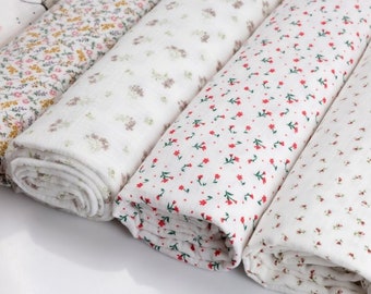 Floral Muslin Sheet for Custom Size, Baby Crib Fitted Sheet / Maxi Cosi Iora / Stokke Sleepi / BabyBay, Muslin Cotton Bassinet Sheets