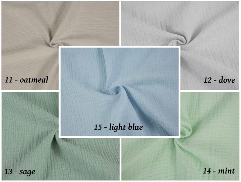 Musselin-Bettlaken für Stubenwagen / Baby-Bettlaken aus Bio-Baumwolle / Spannbettlaken für individuelle Größe Bild 5
