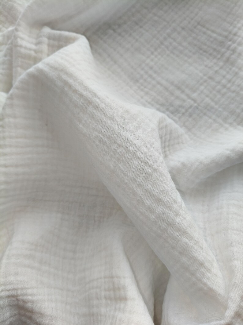 Sábana bajera ajustable de muselina orgánica para cuna Stokke Sleepi: Ropa de cama infantil hecha a mano, versión V2/V3 imagen 10