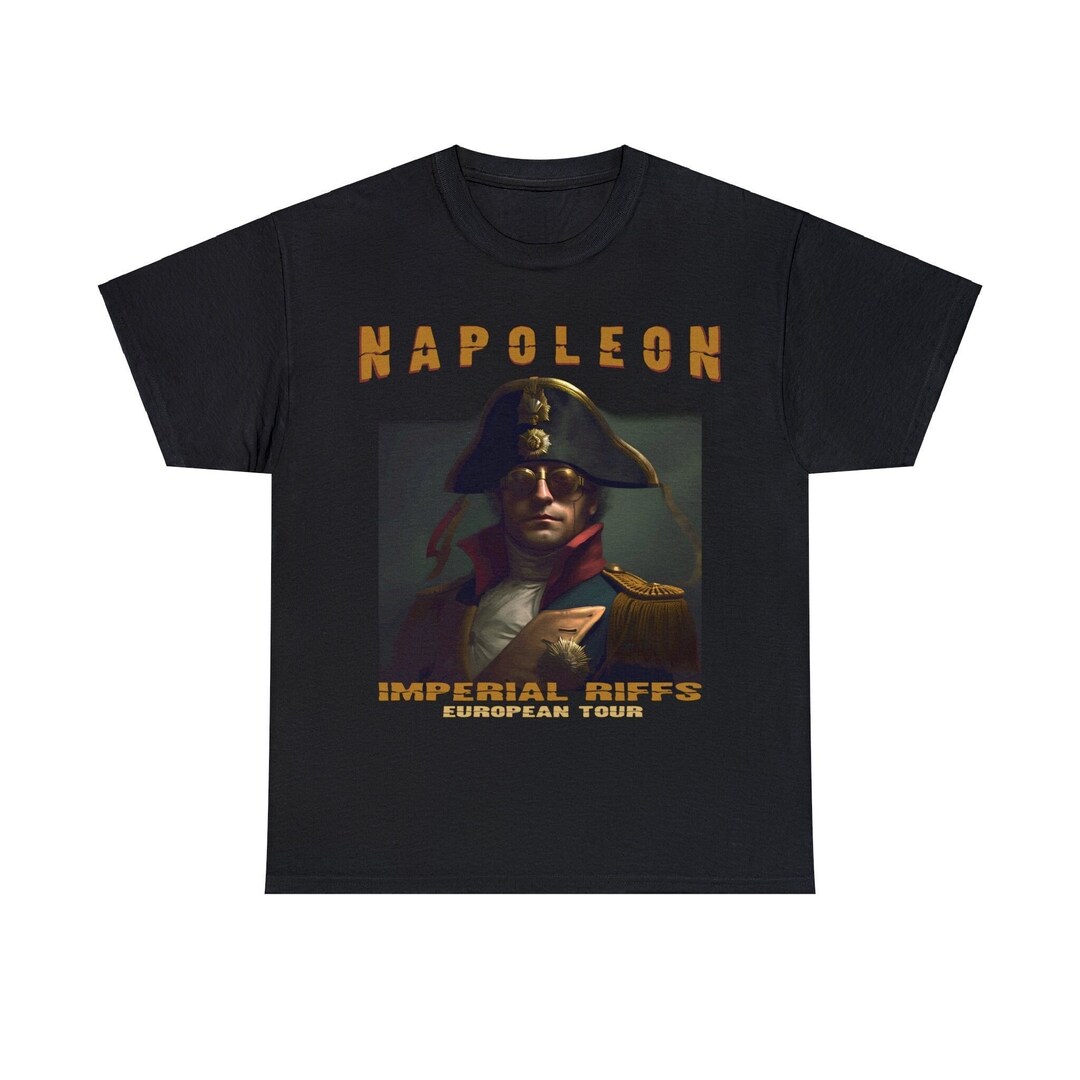 Tshirt NAPOLEON Imperial Riffs European Tour Neoromantic Etsy