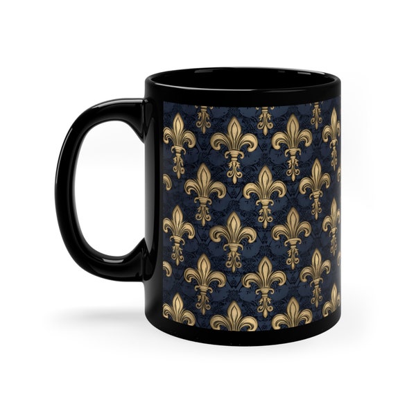 Mug FLEUR DE LYS 33 cl : élégance et tradition Française dans une tasse exquise