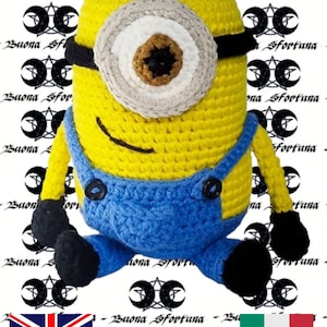 Crochet Pattern yellow character yellow cartoon character