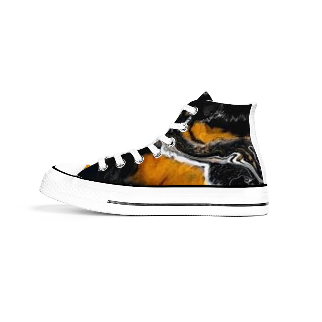 Orange Days Aapisi Low Top Canvas Shoes Black Sole