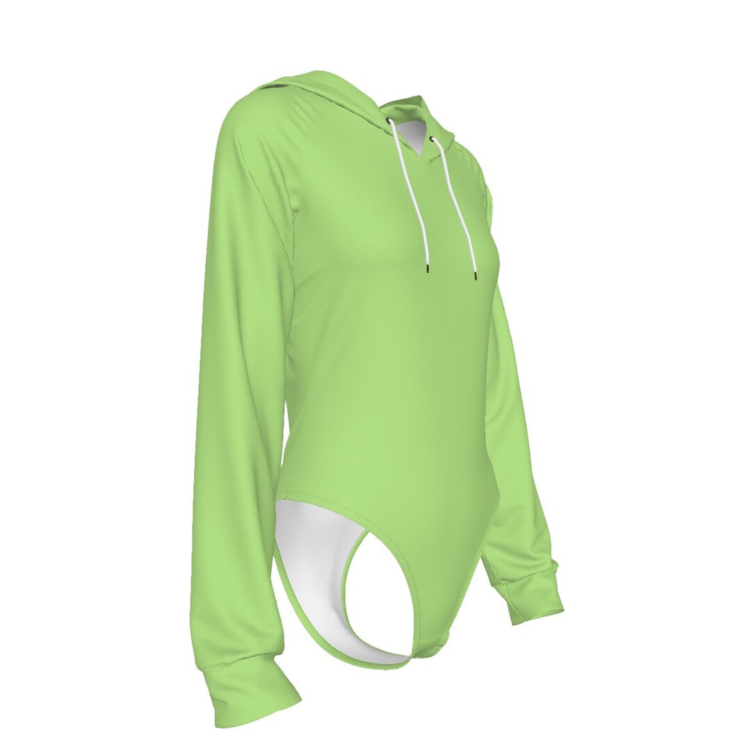 Women's Raglan Sleeve Hooded Bodysuit - Etsy