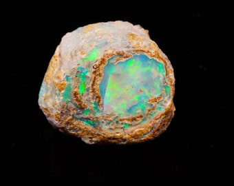 Awesome Top Quality 100% Natural Ethiopian Opal Rough October Birthstone Loose Gemstone For Making Jewelry 11.60 Ct 16X14X11 MM SD-1