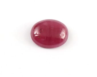 Rare Quality Ruby Natural Gemstone / Amazing Designer Pink Ruby Loose Cabochon / Oval Shape / 8x7x2.5 mm / 1.55 Ct /  For Handmade Jewelry