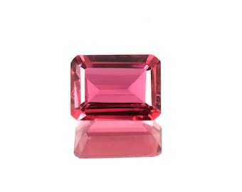 Superb Top Quality 100% Natural Pink Tourmaline Gemstone Octagon Shape Faceted Loose Gemstone Making For Ring Jewelry 1.50Ct 8X6X3 MM SD-204