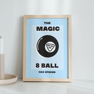Je bent homo, Magic 8 Ball / LGBTQ / Art Print