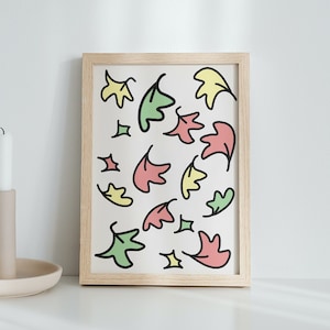 DIGITAL DOWNLOAD / Heartsopper Leaves  / Easy pdf printable version