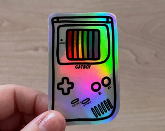 Gay Boy / Sticker / HOLOGRAPHIC