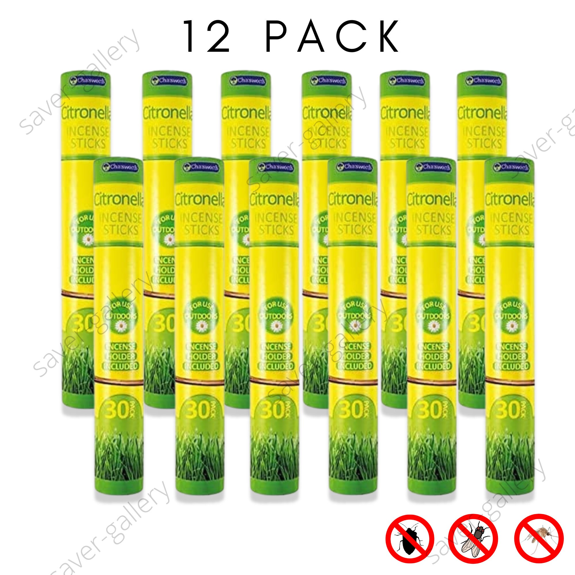 Citronella Incense Sticks Outdoor Mosquito Repellent Garden Etsy UK