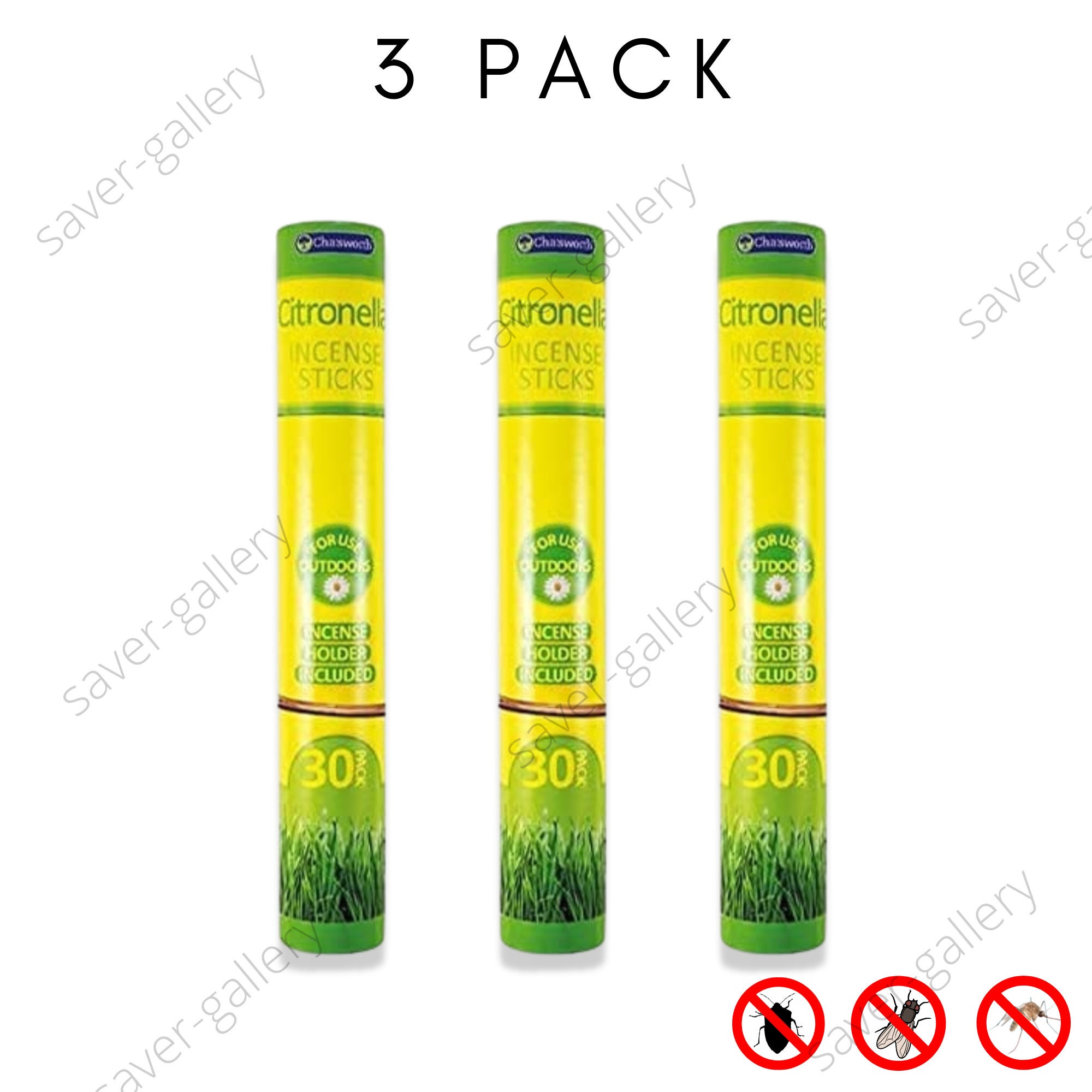 Citronella Incense Sticks Outdoor Mosquito Repellent Garden Etsy UK