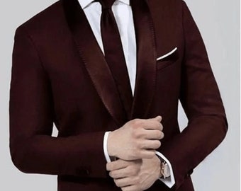  スキニーフィットスーツ バーガンディ B22118s.jpg