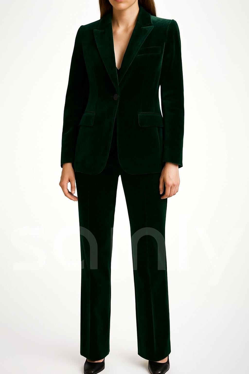 Emerald Green Velvet Dress Pants - Etsy