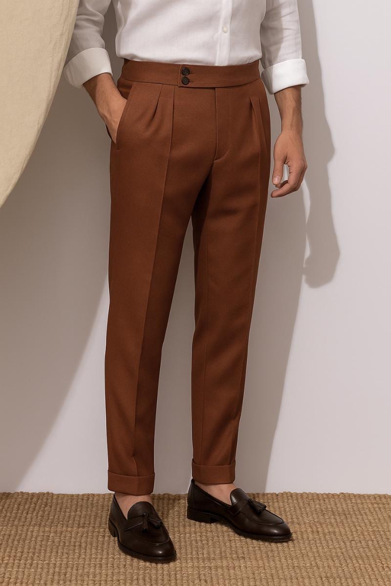 mens brown dress pants slim fit Estelle Brown Gingham Dress | Dresses main image 0