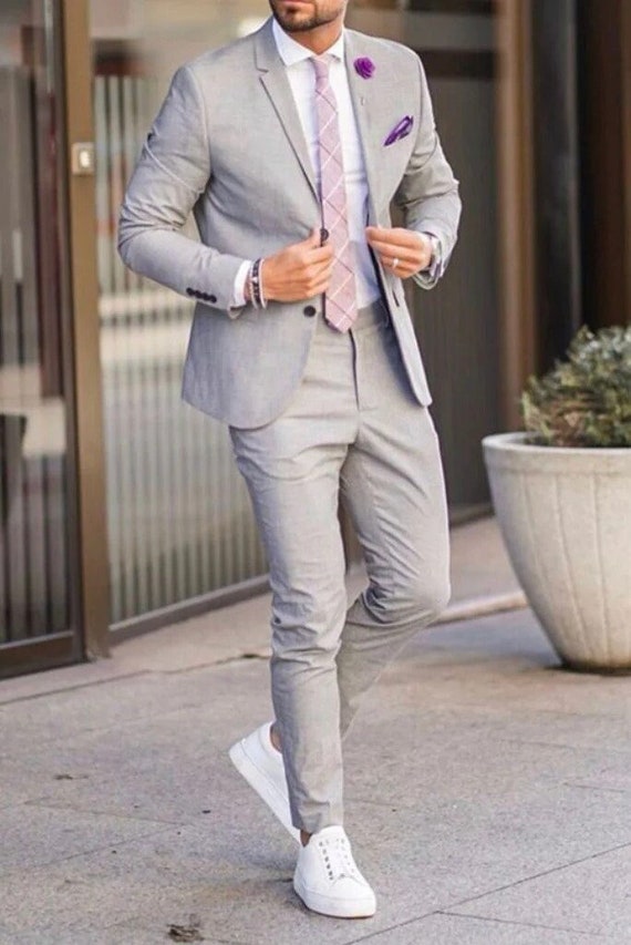dress shoes grey suit Medium Grey Suit – Todd's Menswear