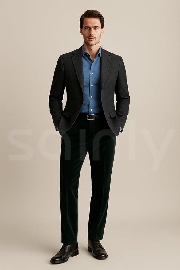 Emerald Green Dress Pants for Men - Etsy