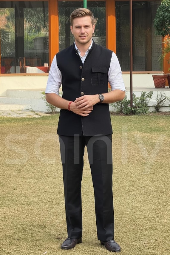 Semi Formal Party Wear Half Jacket For Mens Semi Formal Half Jackets  Jodhpuri Jacket Party Wear
