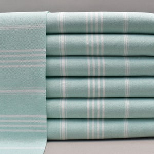 kitchen towel, hand towel, turkish towel, housewarming gifts, head towel, face towel, 18 x 40 inch towel, dish towel, mint2, Sltn Peshkir