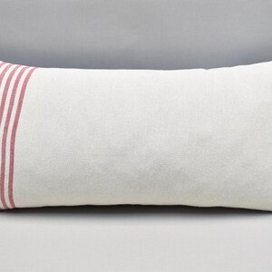 turkish pillow cover, couch pillow throw pillow, bench pillow, lumbar pillow, personalized pillow organic cotton pillow 12 x 24 inch WTS 178