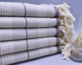 bathroom accessories, hand towel, turkish peshkir, face towel, dish towel, kitchen towel, 18 x 36 inch head towel, ÇE - tan-brown, Peshkir