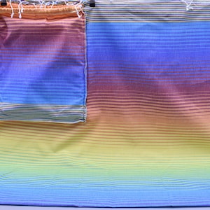 beach bacpack, pack and towel, travel bag, multi purpose bag, colorful backpack, vacation bag 12 x 16 inch towel backpack, orange Shdw Rnkl