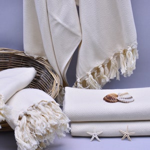 kitchen towel, hand towel, turkish towel, flat hand towel, head towel, face towel, 18 x 44 inch towel, dish towel, natural, Klçk Peshkir