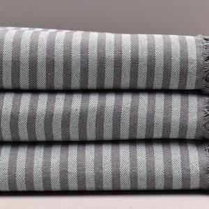 full size turkish blanket, organic cotton blanket 80 x 108 inch sofa blanket, decorative blanket, turkish bedspread, bed blanket mint BykAtm