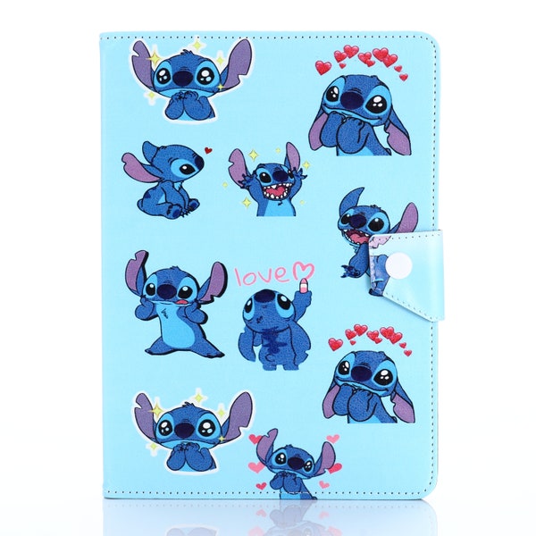 Stitch iPad Case for Apple iPad Air 9.7, Pro Air 10.5, 10.2 7th 8th Gen, iPad Mini All Models | Lilo and Stitch case | Dinsey | Great Gift |