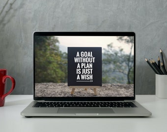 Motivational Screensaver | Motivational quote png | Screensaver mac | Desktop wallpaper | Laptop Screensaver | Mac Wallpaper | Goals png