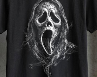 Ghostface Smoke PNG Halloween Ghost Mask Design Spooky Art (Digital Download)