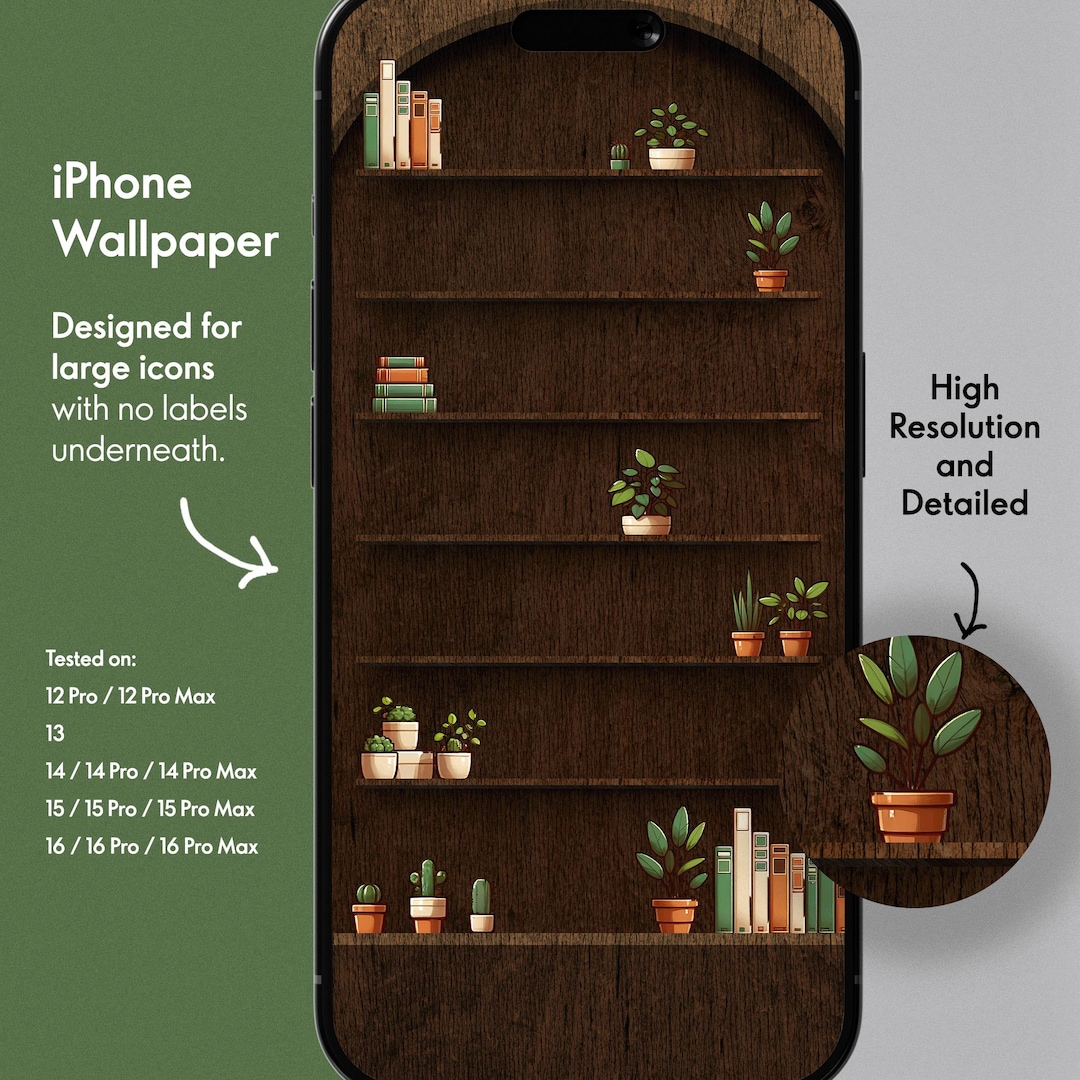 IPhone Bookshelf Wallpaper Popular PNG Bookshelf With Books and