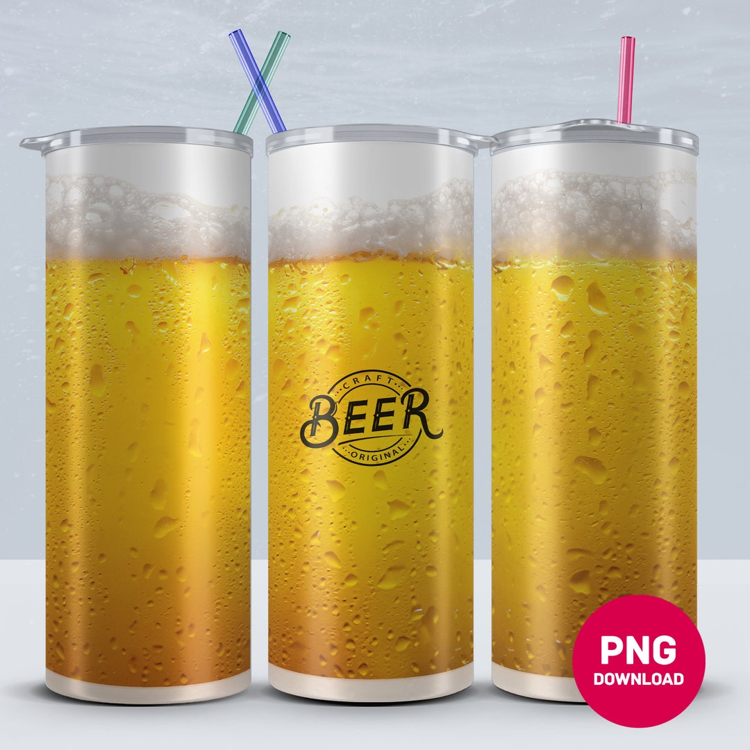 Beer Tumbler Wrap, Beer Sublimation Png Instant Download, Christmas