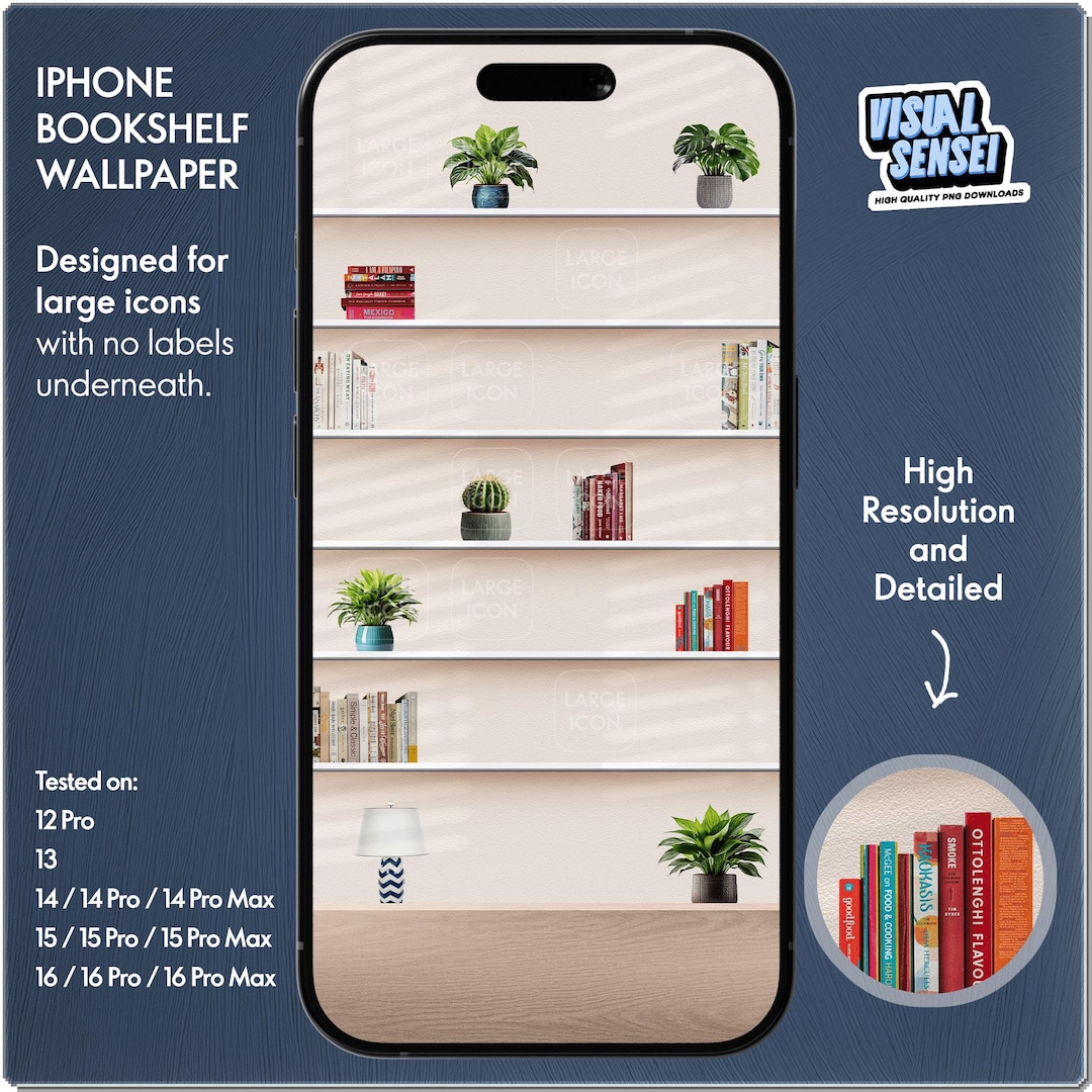 IPhone Bookshelf Wallpaper – Popular PNG – Bookshelf With Books and ...