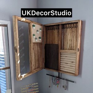 Jewellery Cabinet Etsy UK