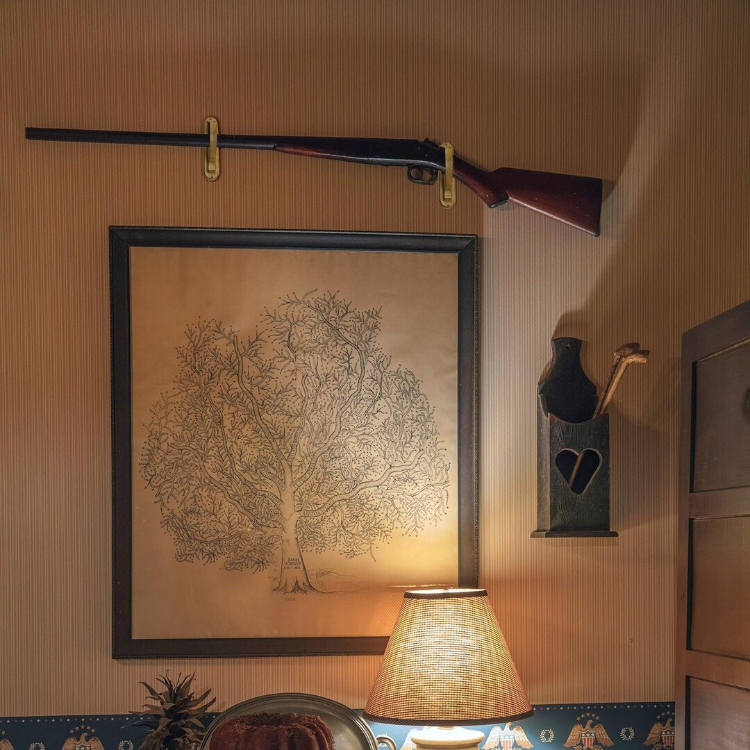 Rustic Wooden Rifle Rack Gun Rack Gun Display Gun Etsy