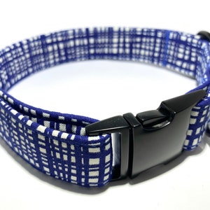 Woven Print Dog Collar, Japanese Collar, Comfortable, Durable Dog Collar, Fabric Dog Collar, Adjustable, Metal and Plastic Hardware