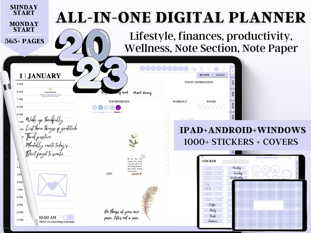 The ULTIMATE Goal Planner 2023 ADHD Digital Planner Goonnotes Planner ...