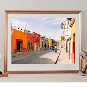 San Miguel de Allende, Guanajuato, Mexico - Busy Street - Digital Photo Print