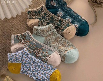 Retro Daily Socks, Cute Warm Winter Socks, Retro Women's Socks, Elegant Socks, Comfortable Socks, Autumn Winter Warm Socks, Christmas Gifts