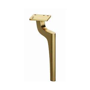 2 And 4pcs Metal Legs Gold 5,5&quot; 7&quot; 8&quot; 10&quot; inc/14-17-20-25cm /  Furniture Feet Sofa Couch TV Unit Dresser Cabinet Modern Leg Nightstand DIY