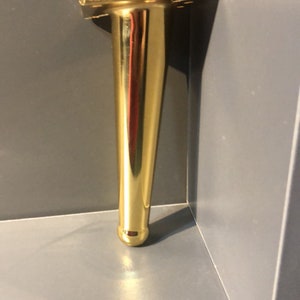 2 And 4 Pcs Metal Legs Gold 14-20-25cm / 5&quot; 8&quot; 10&quot; inc Furniture Feet Sofa Couch Dresser Cabinet Modern Leg Nightstand Bookshelf Console DIY