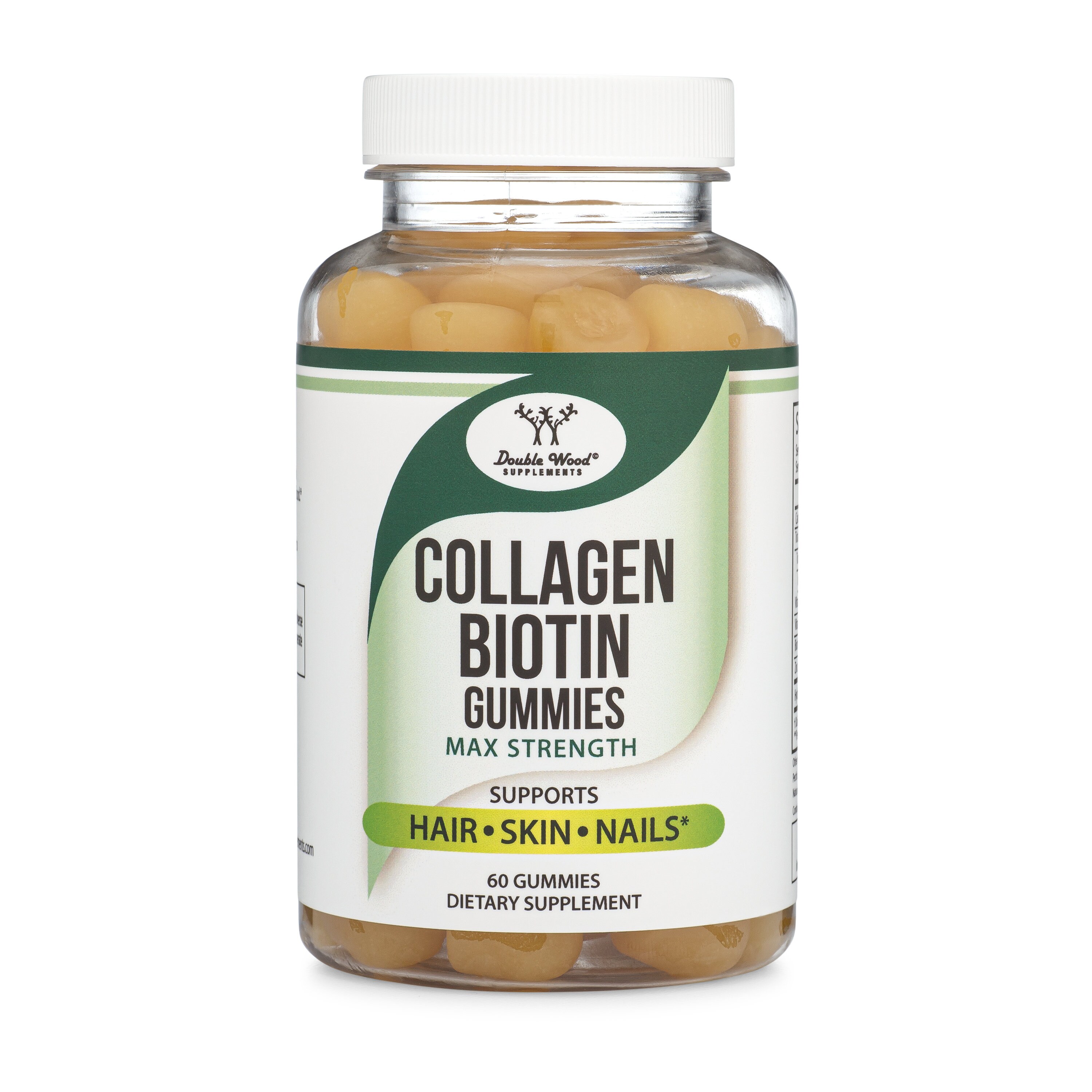 Collagen Biotin Gummies Max Strength Enhanced With Vitamin C, Zinc, and ...
