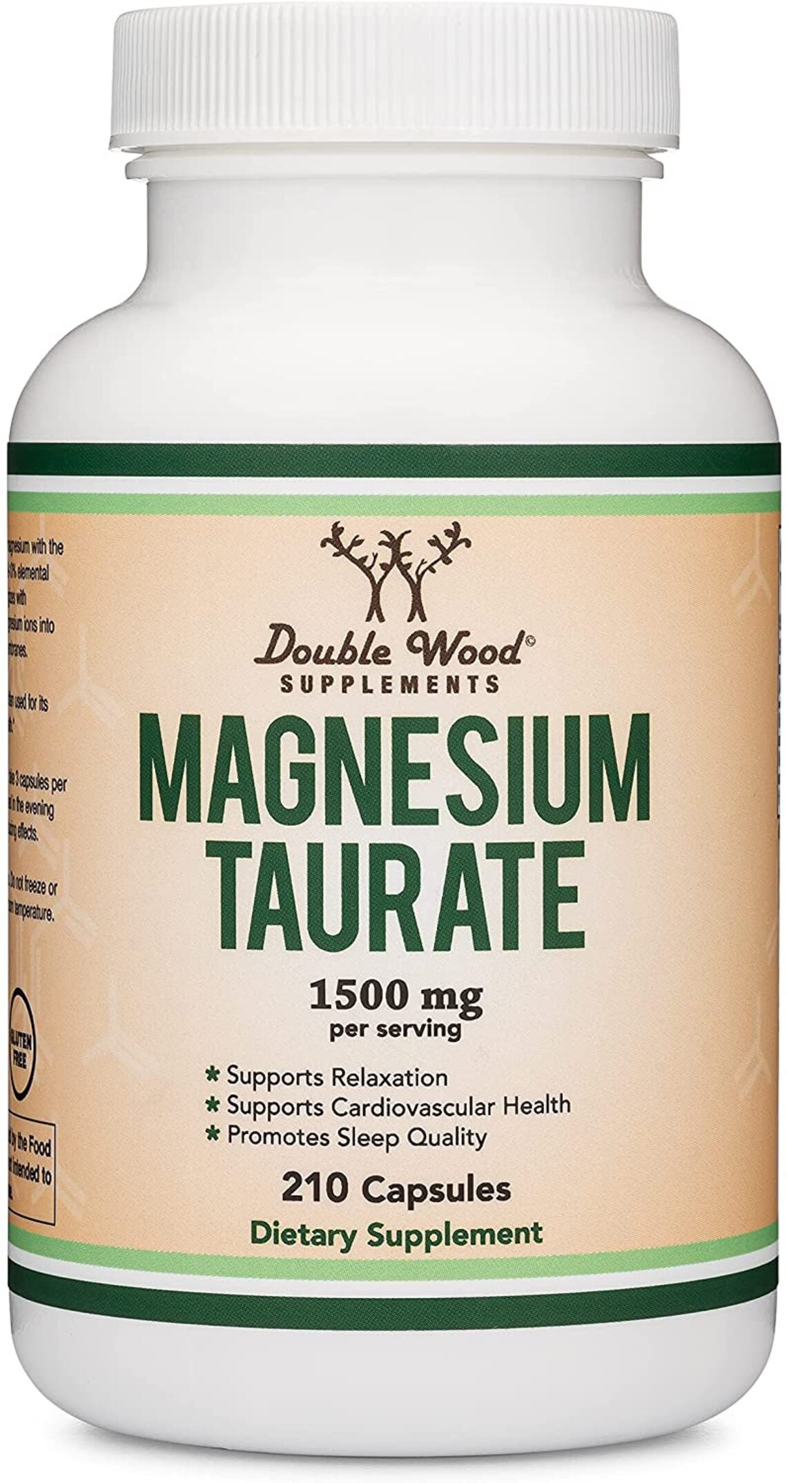 Magnesium Taurate Supplement for Sleep, Calming, and Cardiovascular