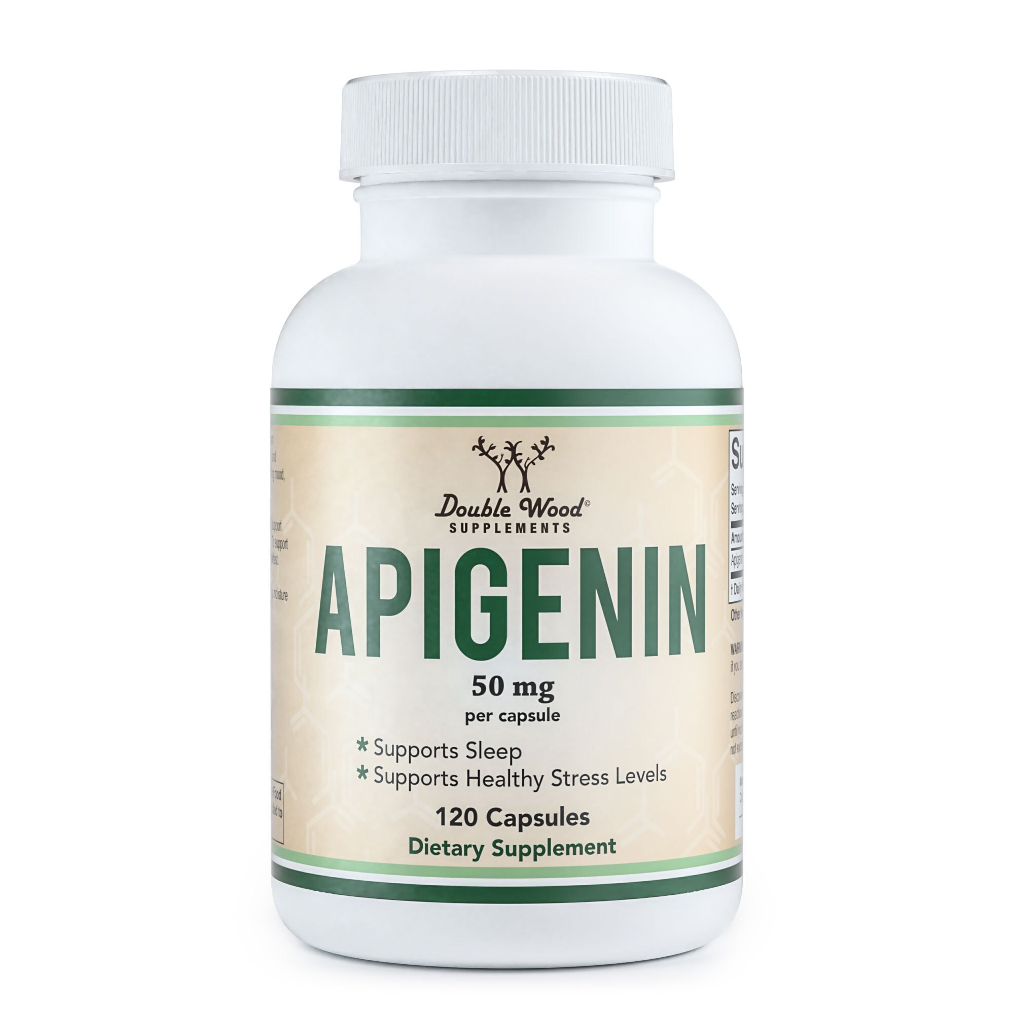 Apigenin Supplement 50mg per Capsule, 120 Count powerful Bioflavonoid