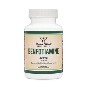 Benfotiamine 300mg (Third Party Tested, 120 Capsules) Manufactured in The USA, to Boost Thiamine Levels (More Absorbable Than Thiamine)